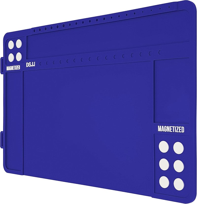 CKPART Gun Cleaning Mat, Premium Magnetic Pad With Organizer Parts Tray, Anti-Slip Rubberized Pistol Mat, Protective Workbench Mat for Gun Cleaning (16.5"x 10.43") - Image 1